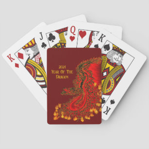 China Dragon, 2024 Jaar van de Draak Pokerkaarten