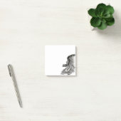 China Dragon, Black and White Design in Tattoostyl Post-it® Notes (Kantoor)