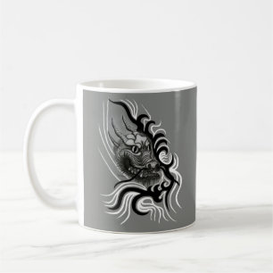 China Dragon in Tattoostyle Koffiemok