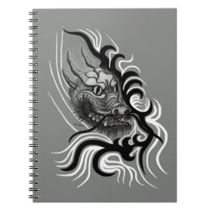 China Dragon in Tattoostyle Notitieboek