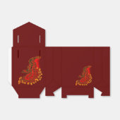 China Dragon red and gold design Bedankdoosjes (Uitgevouwen)