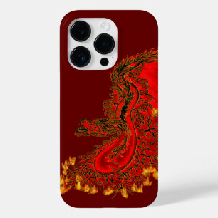 China Dragon red and gold design Case-Mate iPhone 14 Pro Hoesje