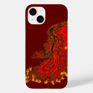 China Dragon red and gold design Case-Mate iPhone 14 Hoesje