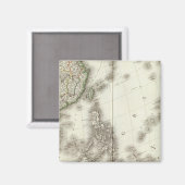 China Engraved Map Magneet (Voorkant / Achterkant)