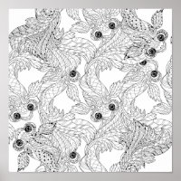 China Fish Doodle 2