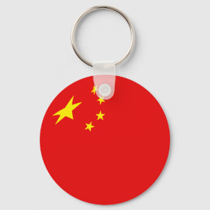 China Fisheye Flag Sleutelhanger