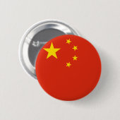 China Flag Button (Voorkant /achterkant)
