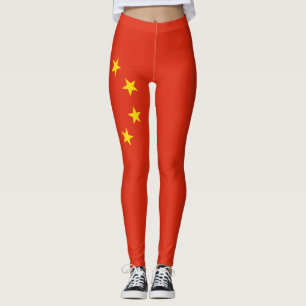 China flag Leggings