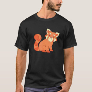 China Forest Wildlife Animal Cute Red Panda T-shirt