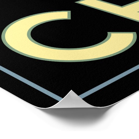 china geweldige muur aziatische kunst deco retro r poster (Hoek)