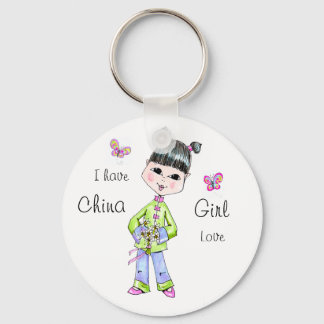 China Girl love Sleutelhanger