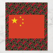 CHINA GOLD WIJN ETIKET (Enkel label)