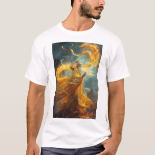 China Golden Dragon Oriental T-shirt voor heren en