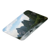 China, Guilin, Li River, rivierboten Magneet (Linkerzijde)