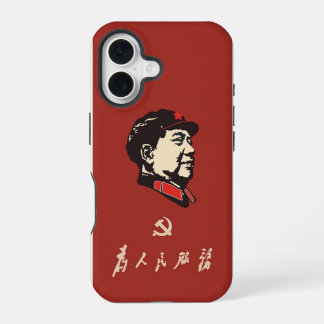 China, het communisme, voorzitter Mao Zedong iPhone 16 Hoesje