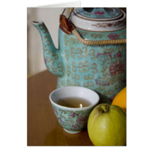 China, Hong Kong. Traditionele Chinese theepot &