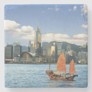 China; Hongkong; Victoria Harbour haven; A Stenen Onderzetter