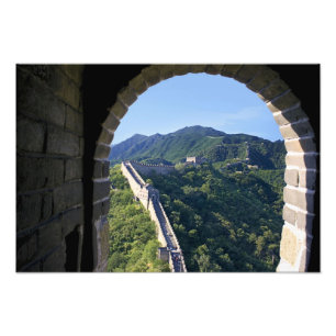 China, Huairou County, Mutianyu sectie van de Foto Afdruk