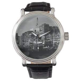  China - Huisboten in Hong Kong Horloge