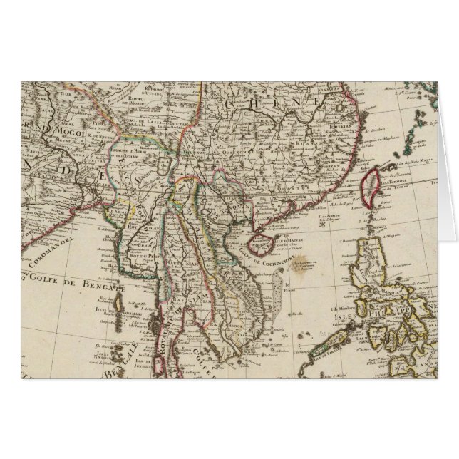 China, India, Azië (Voorkant Horizontaal)