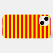 china kyrgyzstan spain flag stripes red yellow pat Case-Mate iPhone case (Achterkant (horizontaal))