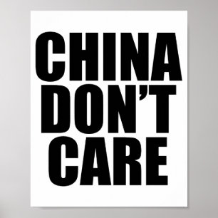 China maakt niet uit  poster