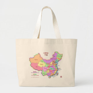 China Map Canvas tas