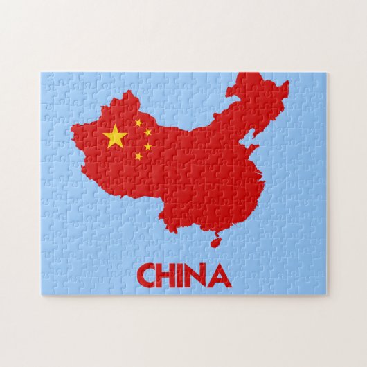 CHINA MAP LEGPUZZEL (Horizontaal)