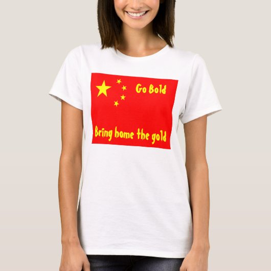 China Olympische t-shirts (Voorkant)