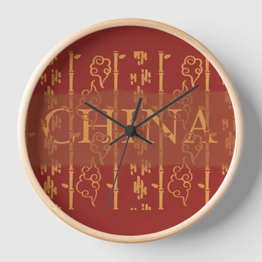 China Pattern Clock (Voorkant)