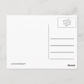 China, pauw briefkaart (Achterkant)