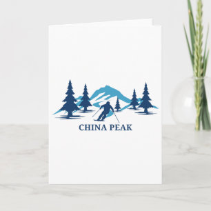 China Peak California Skigebied Skiën Skiloper Kaart