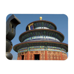 China, Peking, Tempel van de Hemel, Chinese urn in Magneet