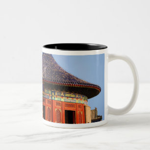 China, Peking, Tian Tan Park, Tempel van de Hemel, Tweekleurige Koffiemok