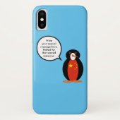 China People's Republic Ms Penguin Case-Mate iPhone Case (Achterkant)
