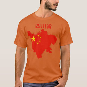China, provincie Sichuan T-shirt