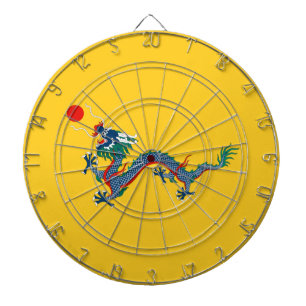 China Qing Dynasty Flag (Chinese draak) (Aziatisch Dartbord