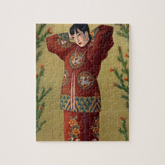 China Railway Chinese Woman  Legpuzzel (Verticaal)