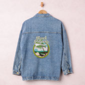 China Reis kaart logo Denim Jacket (Hangar)