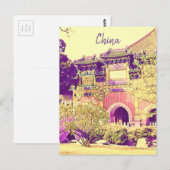 China reist Beihai Park Beijing Briefkaart (Voorkant / Achterkant)