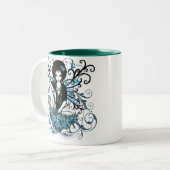 China Retro Lilly Fantasy Mok (Voorkant links)