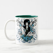 China Retro Lilly Fantasy Mok (Links)