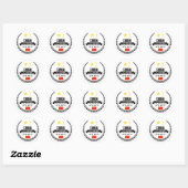 China Ronde Sticker (Vel)