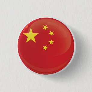 China Round Icon-vlag Ronde Button 3,2 Cm
