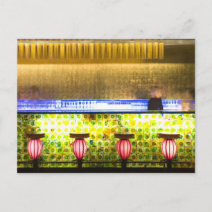 China, Shanghai. Bar in de Xin Tian Di bar 2 Briefkaart