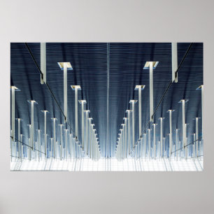 China, Shanghai Internationale luchthaven Pudong Poster