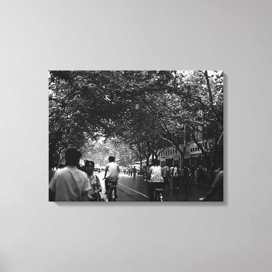  China Shanghai Street Canvas Afdruk (Voorkant)