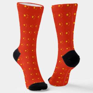China Socks, patriottische Chinese vlag mode Sokken