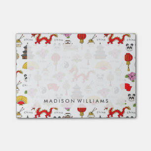 China Symbols Patroon Post-it® Notes