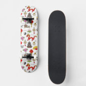 China Symbols Patroon Skateboard (Voorkant)